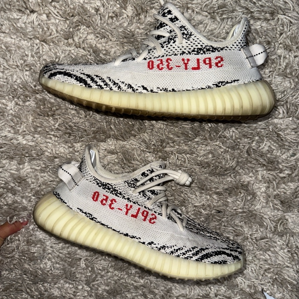 Adidas Yeezy Boost 350 V2 White Black Red